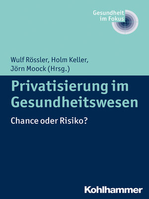 cover image of Privatisierung im Gesundheitswesen